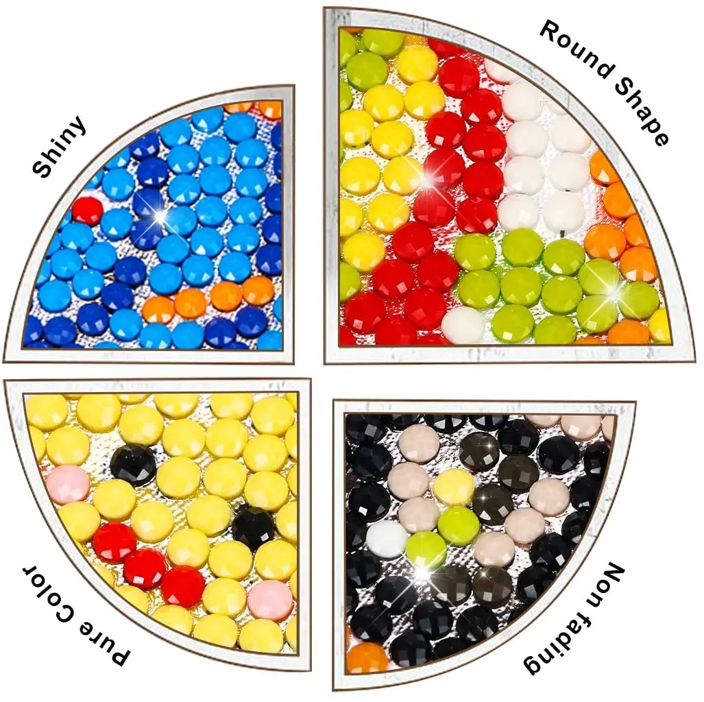 Gift Set 5d Diamond Painting Refrigerator Stickers Diy Shaped