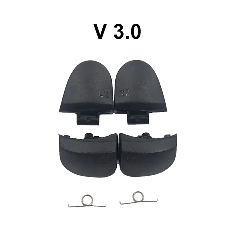 6 In1 L1R1 L2R2 Button with 2 Springs for Playstation 5 PS5 V2.0 V3.0 Controller Repair Parts