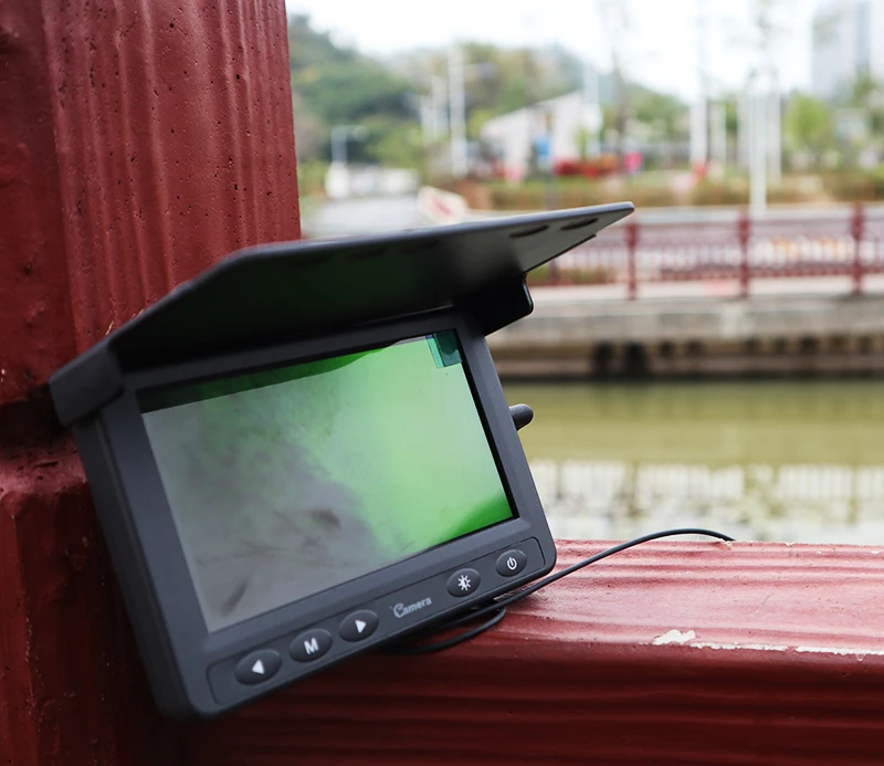 HR-4315F Special Clearance Waterproof IP68 Underwater Fishing Camera  4.3inch 15m Cable 400,000 Pixel 90 Angle Mini Fish Finder