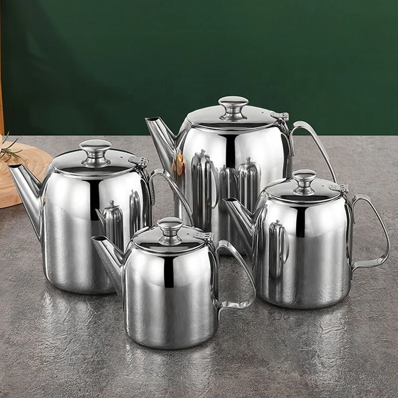 Mini Bollitore Caffè Acciaio Inox 304 – Teiera Portatile Per Campeggio, Escursioni E Pesca – 2 Qt