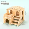 Solid wood two-story villa