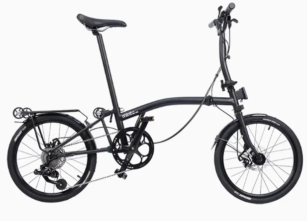 ファッションMINT 折りたたみ自転車 20インチ 9速 ディスクブレーキ
