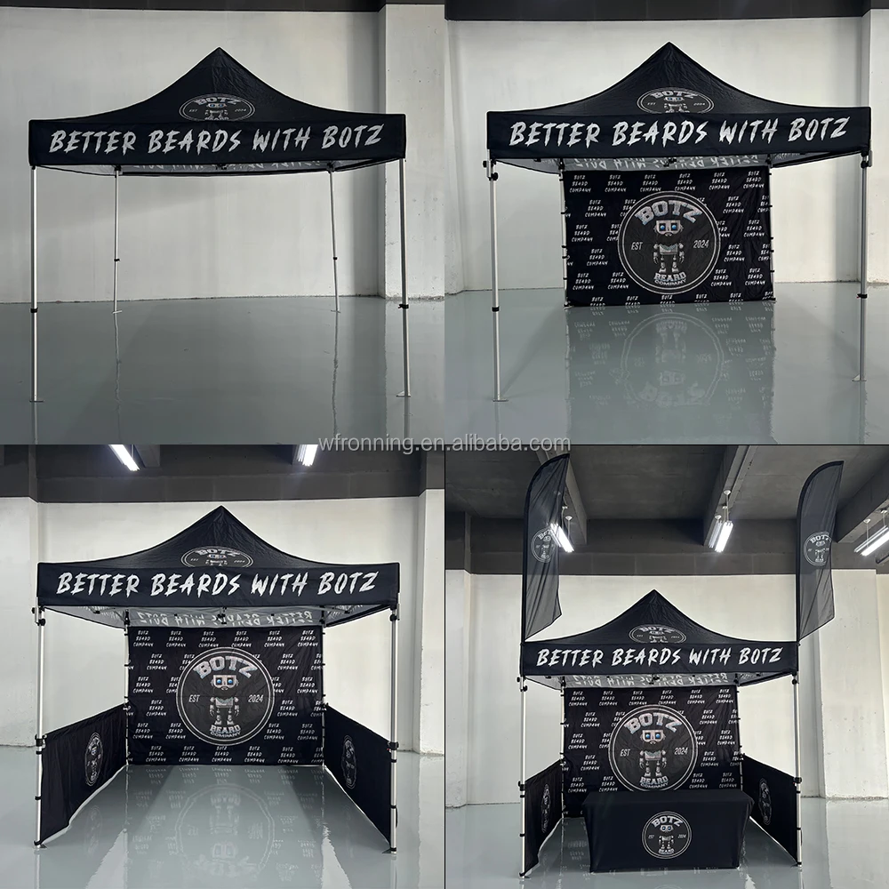Popular Factory Free Sample Top Roof 10x10 Event Canopy Tent Carpa Para Camping for Outdoor Trade Show Tent for Sale