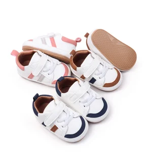 Wholesale Anti-slip TPR Outsole Baby Toddler Boys Girls Sport Shoes