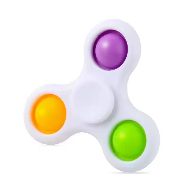 Creative Double-sided Hand Spinner Finger Gyro Fingertip Gyroscope Three-leaf Fidget Spinner For Toys Pressure Relief Gift