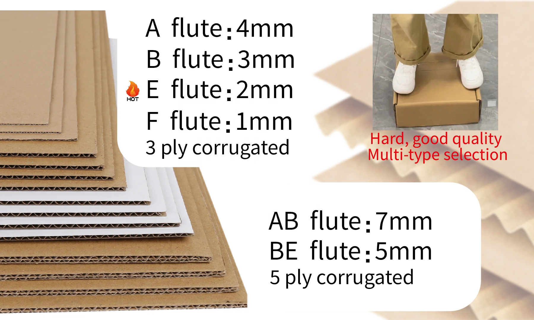 product new high quality custom own brand recycled materials eco friendly corrugated cardboard logo clothing shoes package kraft mailer-2
