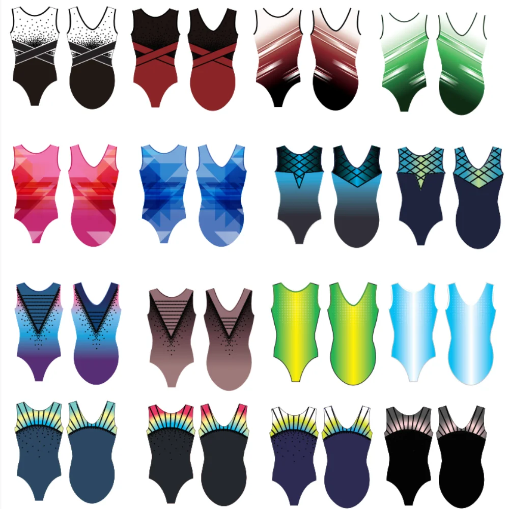 Rhinestone Leotard And Mystique Gym Leotards Competition Gymnastics ...