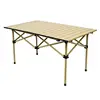 Yellow 1.2-meter long table