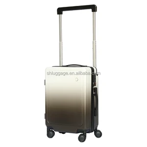 Factory Wholesale ABS+PC Boarding Spinner 20 Inch Wide Handle Suitcases Luggage Trolley Case Carry-on  Travel Luggage