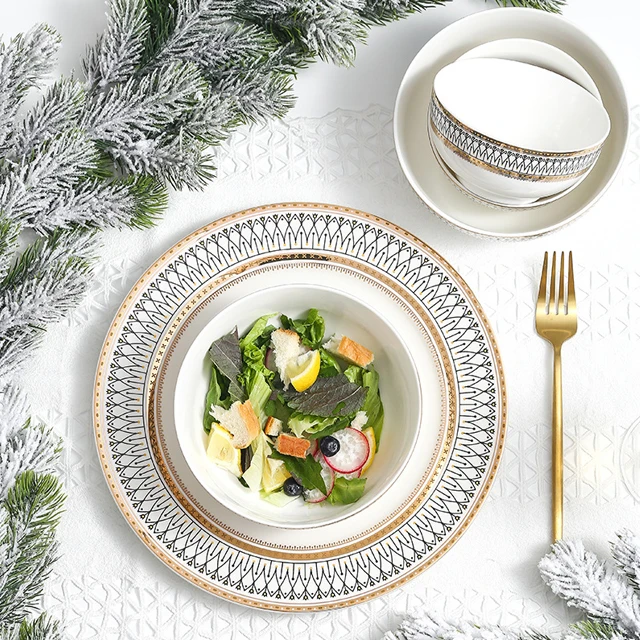 Melamine Western Dinnerware Set Perfect for All Occasions