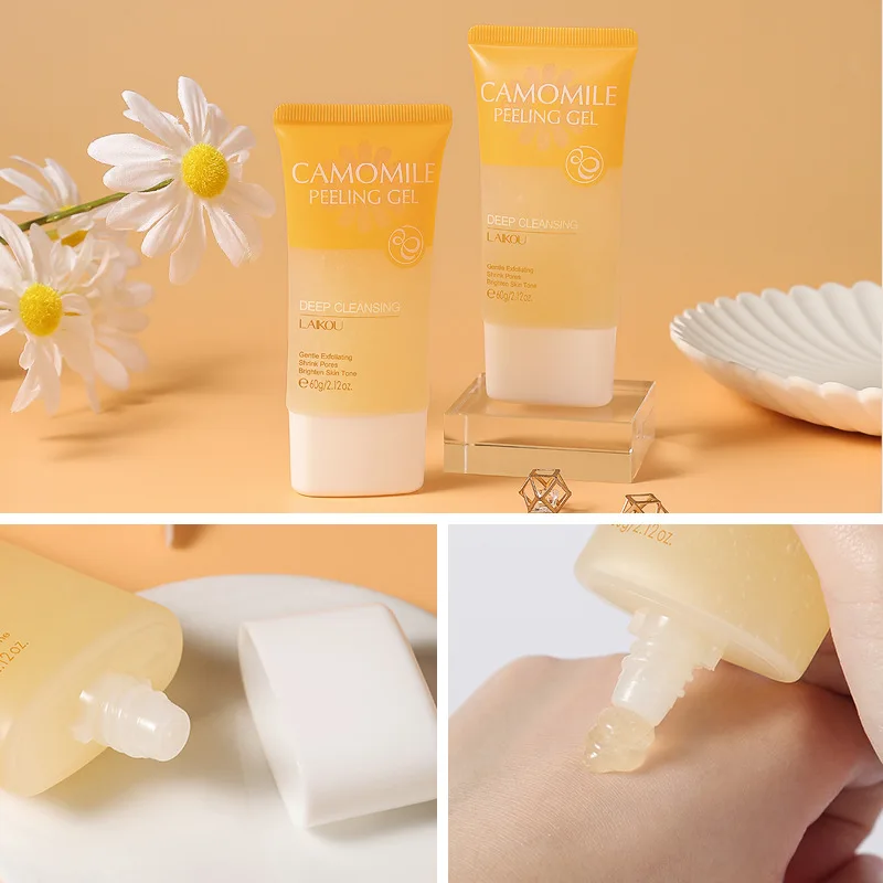 LAIKOU Face Deep Cleansing Exfoliating Smoothing Chamomile Peeling Gel