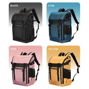 OMASKA Custom 17 Business Backpack for Waterproof Nylon Large Capacity Men Laptop Backpack