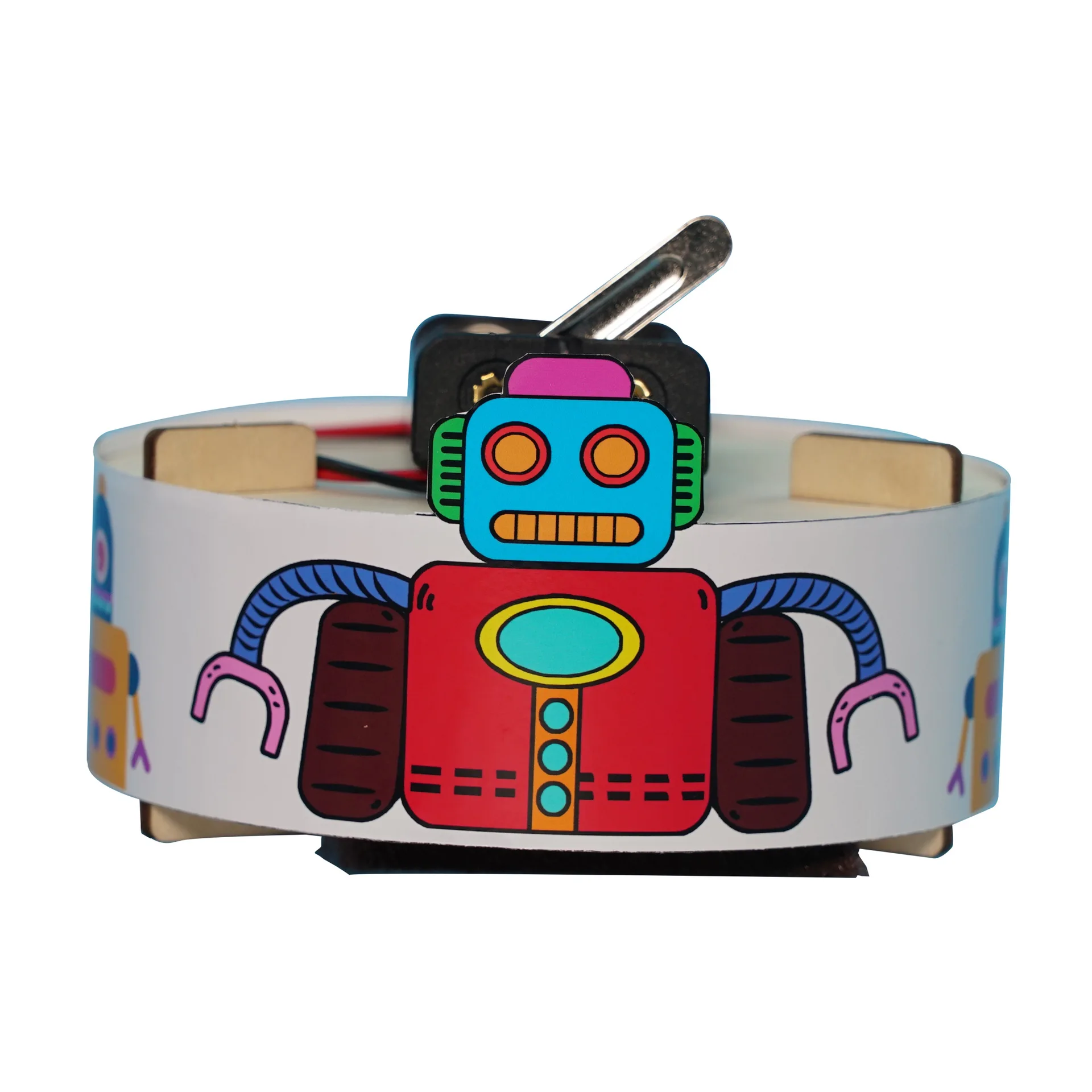 Wooden Sweeping Robot Toy Vacuum Cleaner  Model Physics Experiment Sets for Kids Assembly DIY Educational Kit STEM Science Toys
