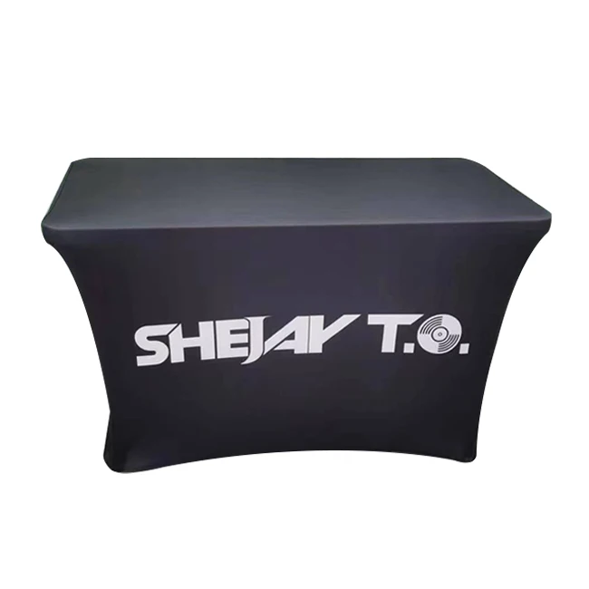 Пользовательский логотип печать 4 фута 6 футов 8 футов настраиваемая рекламная Натяжная скатерть