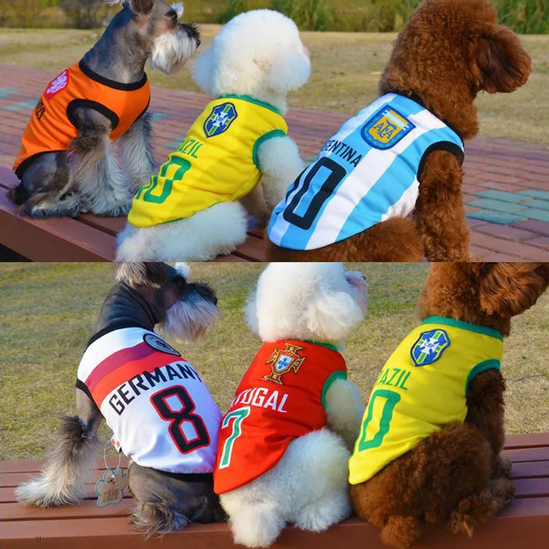 OEM Dog Sports Jersey Pet Football Custom Soccer Football Cat