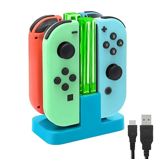 product charging dock compatible with nintendo switch for joy con  oled model controller charger stand station charger-35