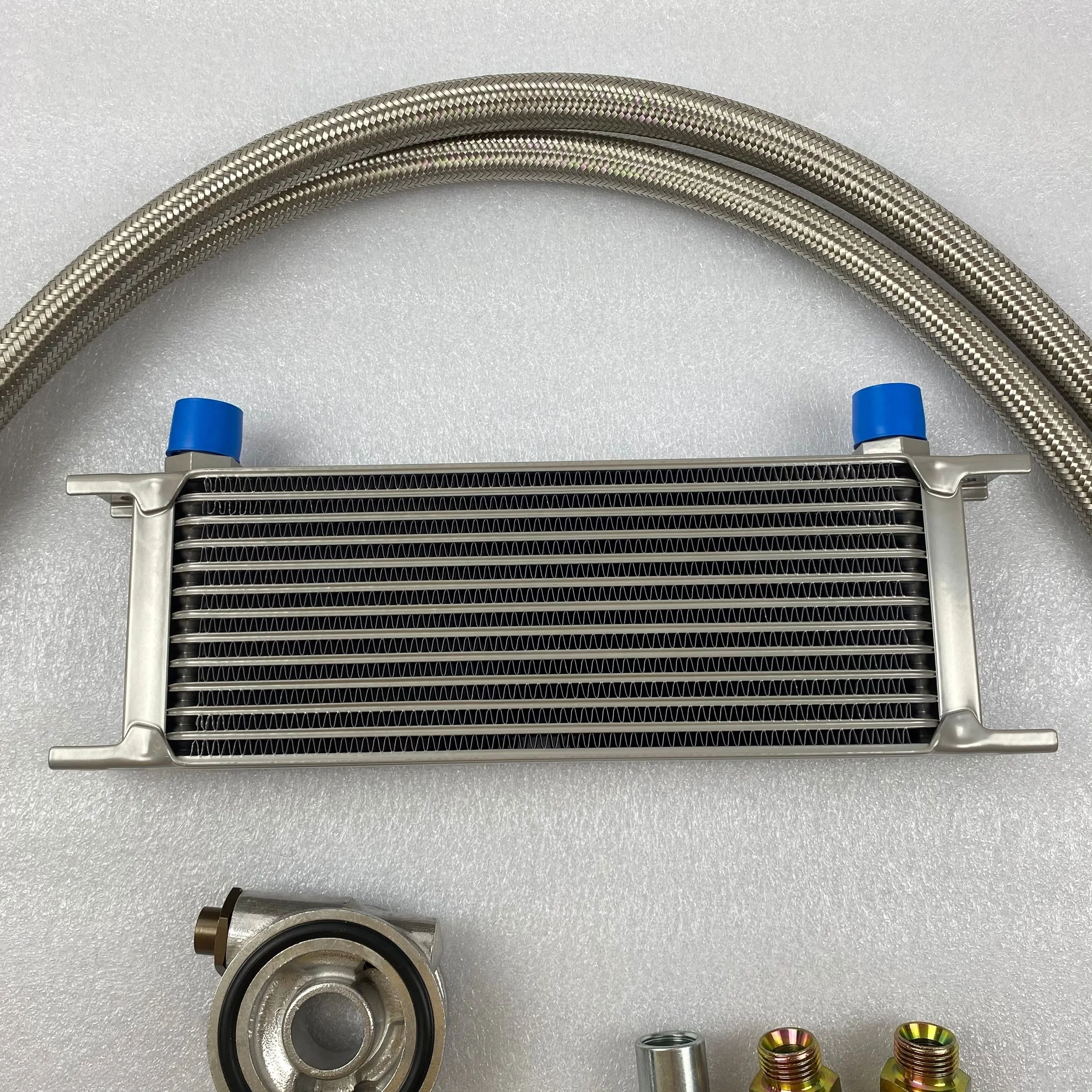 Kit Radiatore Olio Motore Universale - Raffreddamento Olio Trasmissione | In Alluminio Per Auto E Moto - Foto 10