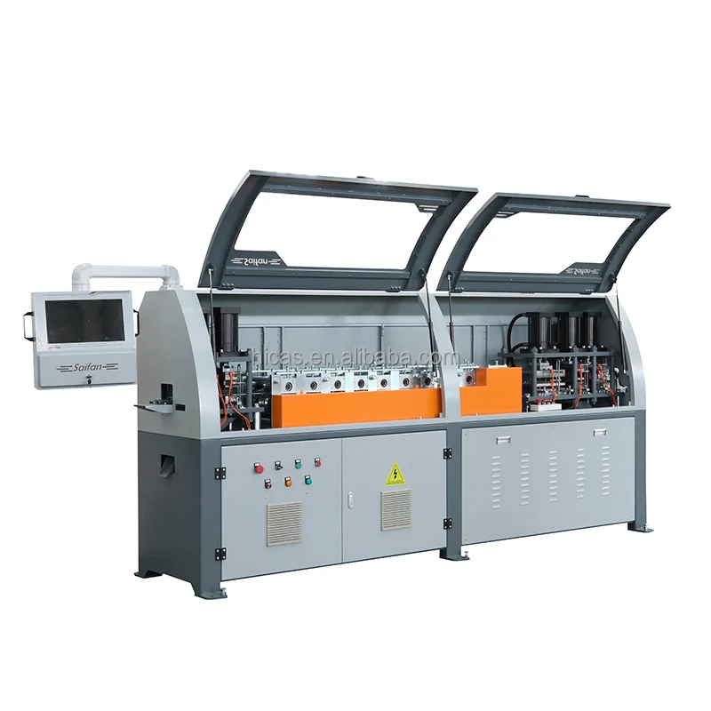 SF3202 Packing Machinery Automatic Nailless Wood Plywood Box Single Steel Strip Machine Price