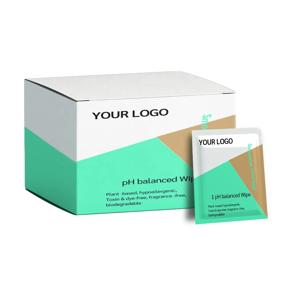 Individual Packed Wet Wipes with Custom Printing