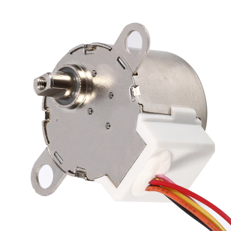 Maintex 24BYJ48 High Precise Powerful 24mm Diameter Geared Reducer Stepper Motor for Shared Mobile Power Supply Holder