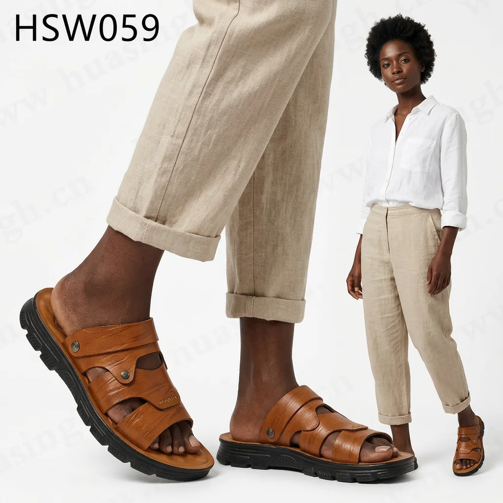 LXG,seaside Photography Durable PU Injection Outsole Massage Sandals Oversize Open Toe Lightweight Pool Beach Shoes HSW059