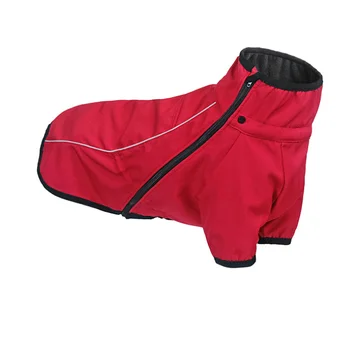 Multicolor Style All inclusive Outdoor Waterproof Two-Legged Charge Raincoat Large Dog Clothes