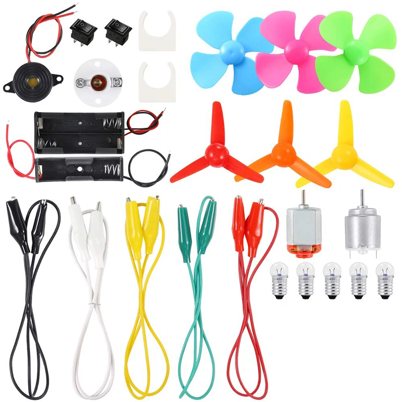 Diy Electric Circuit Motor Stem Engineering Project Kit Physics ...