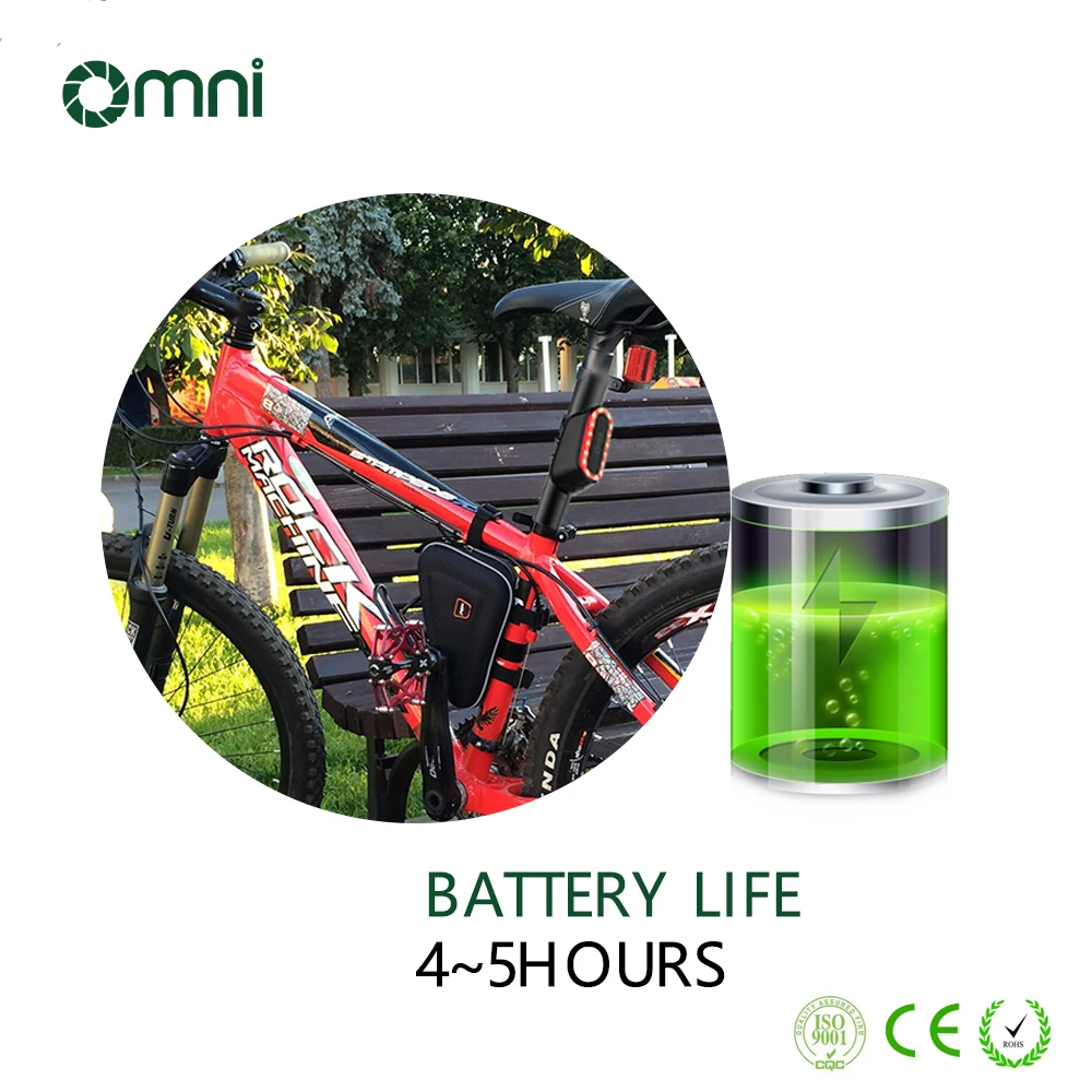 Omni производство изготовление на заказ водонепроницаемый Интеллектуальный велосипедный задний фонарь