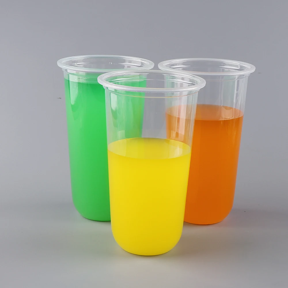 700-95 660 мл 22 унции пластиковые одноразовые чашки для смузи и