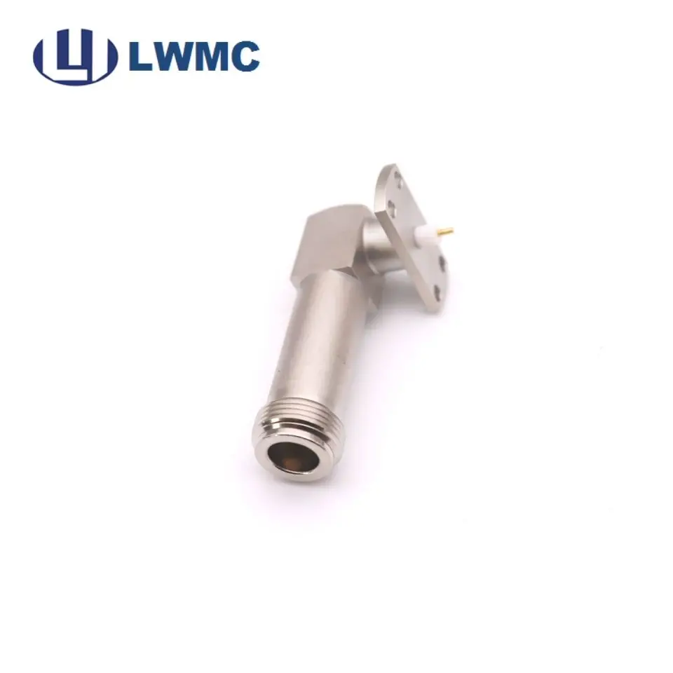 male r a 4 holes flange mounted receptaclerf coaxial  connector-24