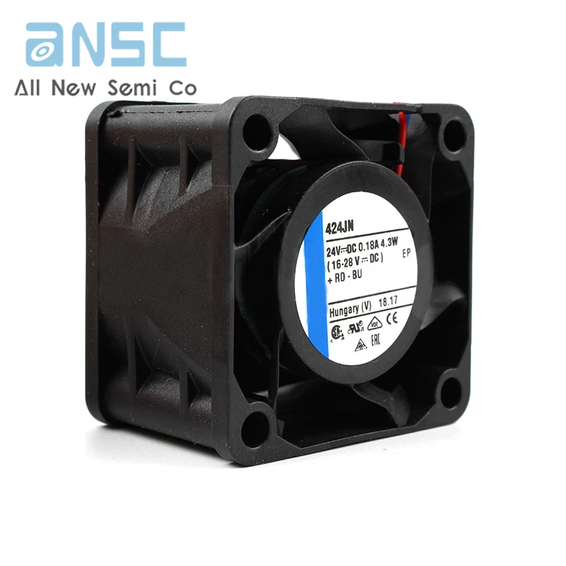 Original Axial flow fan 424JN 24V 4028 4.3W 14250RPM Servo controller large air volume medical equipment power box Computer fan