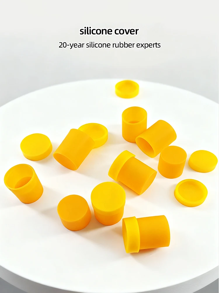 product heavy duty industrial rubber cap silicone lid  cr epdm silicone nbr fkm for machinery protection-0