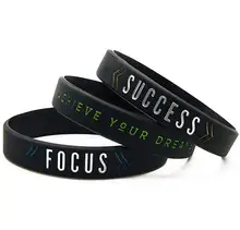 New Trendy  Rubber Wristband  Printed Silicone Bracelets for Promotions