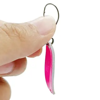 Cheery 5.3cm 3.7g Metal Artificial Hard Bait Spoon Lure for Pike Freshwater Fish Ocean Boat Fishing & Lake Use – Metal Jig – view 3
