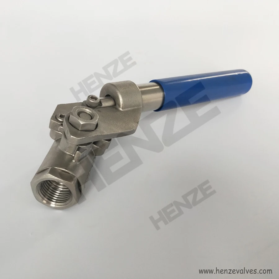Deadman Ball Valve with Spring Return Handle for Self Close 1/2" 3/4" 1" 11/4" 11/2" 2"