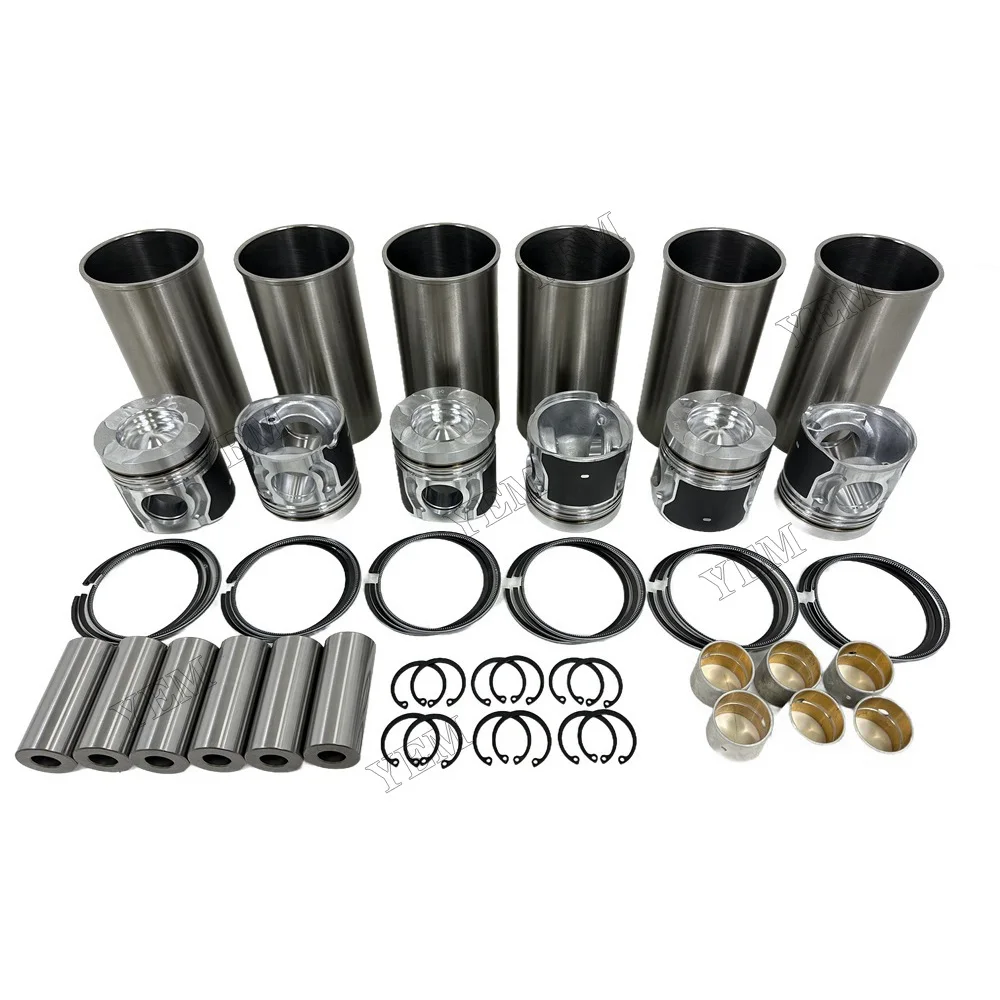 Cylinder Liner Kit Suitable for Doosan / for Develon DL08 Industrial Engine Parts 6