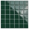 4841 esmalte verde oscuro mosaico cerámico