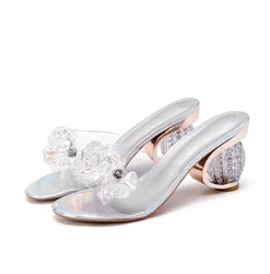 Прозрачные Сандалии JP-2 на каблуке