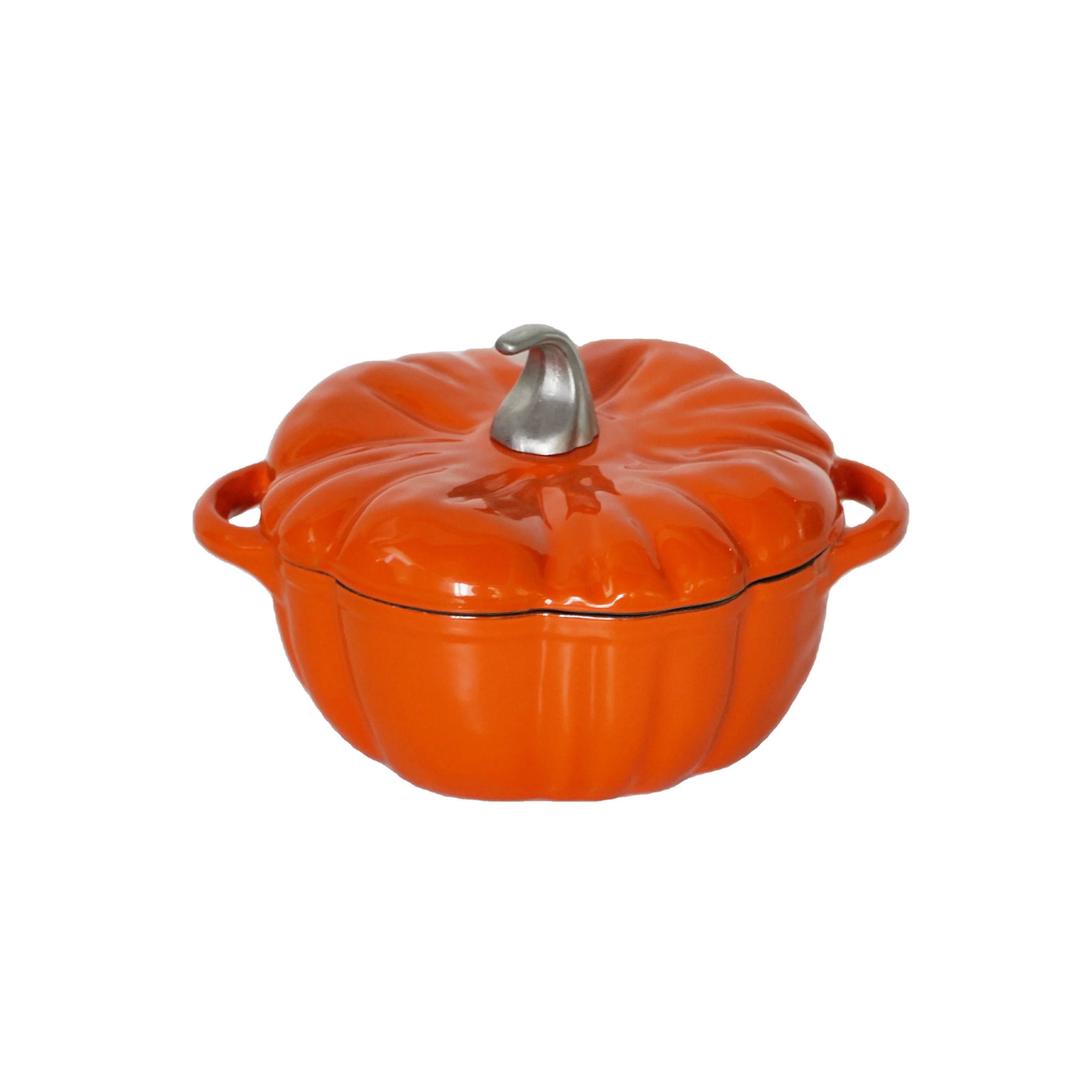 Cast Iron Cookware Enamel Pumpkin Casserole Pot Dutch Oven - China