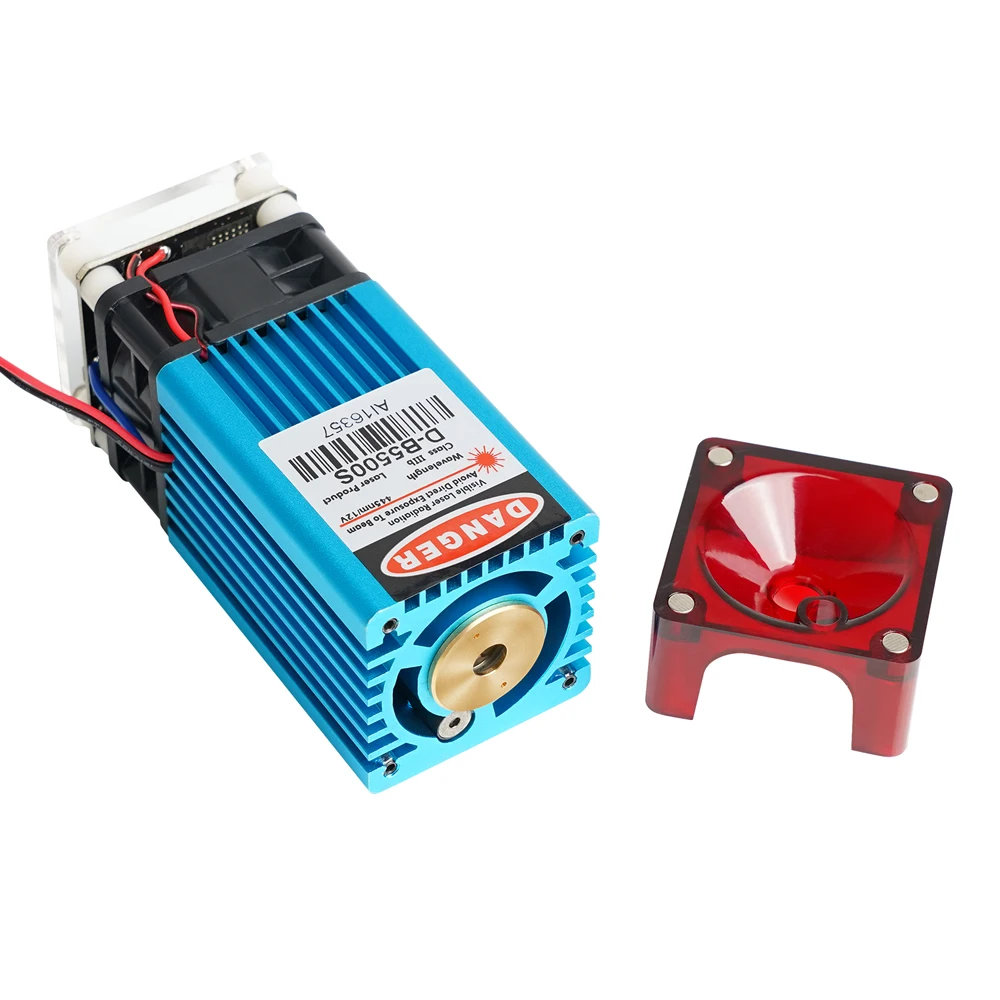 LONGINUS/Red とBlue ２枚セット TWOTREES 5.5W Laser Diode Module for CNC Laser Engraving Machine