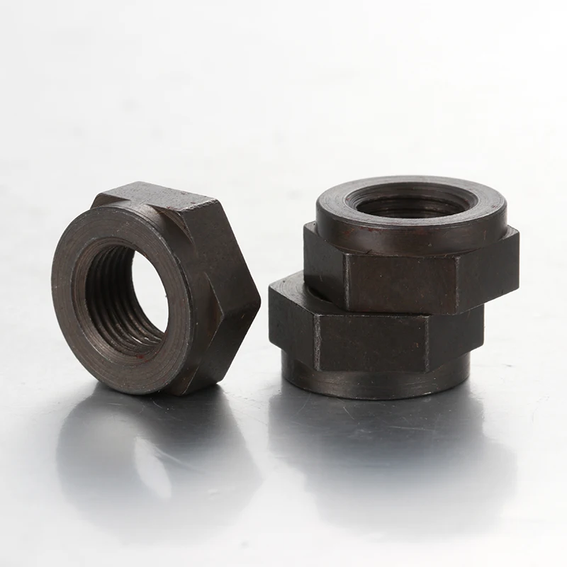 Good Quality Low Price factory Outlet high strength galvanized carbon steel black high quality Hexagon head nut supplier