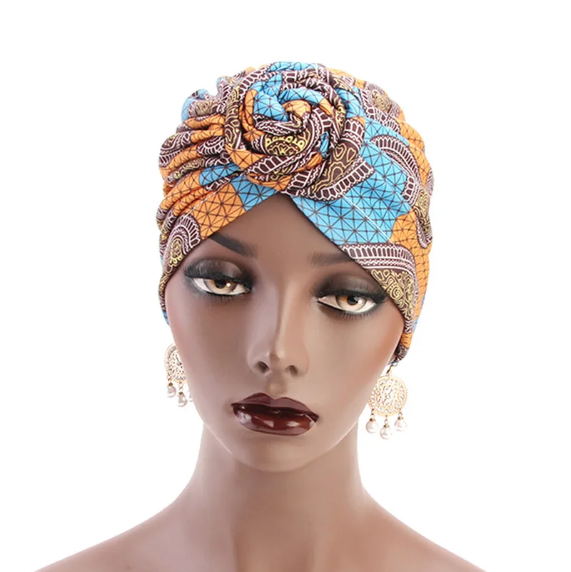 Womens African Printed Turbans Headband 