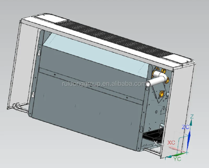 Fan Coil Unit, Wall, 298-2250m3, Galvanized Steel - detail 2