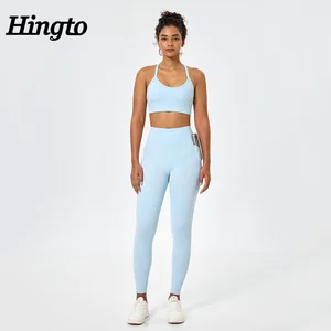 Customized Tight Sportswear Eco-Friendly Fitness Clothing Activewear Set High Quality Gym Wear Set Gym Yoga Sets Manufacturers