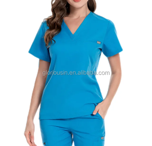 Gloriousin Rts Scrubs 2023 Pharmacy Intern Maternity Uniforms Dress