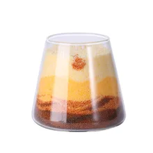 Handmade art sand painting series scented candle DIY small fresh scented candle Creative gift recommendation