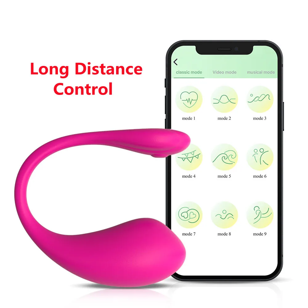 Source Phone App Control Smart Vibrator Egg G-spot Vagina Sex Toy App Controlled Vibrator Egg For Couples on m.alibaba