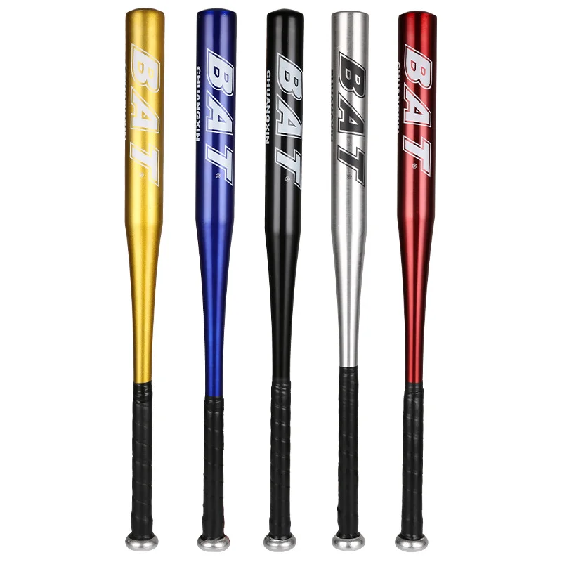 Batte De Baseball H-O 86cm (34 Pouces) - Aluminium - Bleu/Noir/Argent - Choix Couleur
