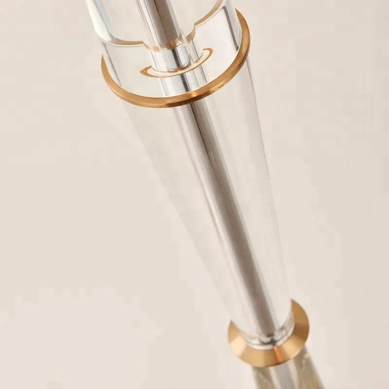 Современная американская тканевая декоративная металлическая перезаряжаемая светодиодная Напольная Лампа для спальни