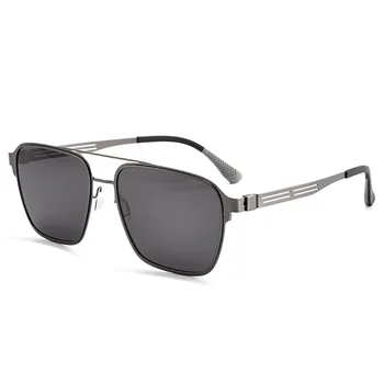 Ultra Lightweight Men's Casual High-Definition Polarized Sunglasses Dual Beam High-End Driving and Fishing Sun Protection